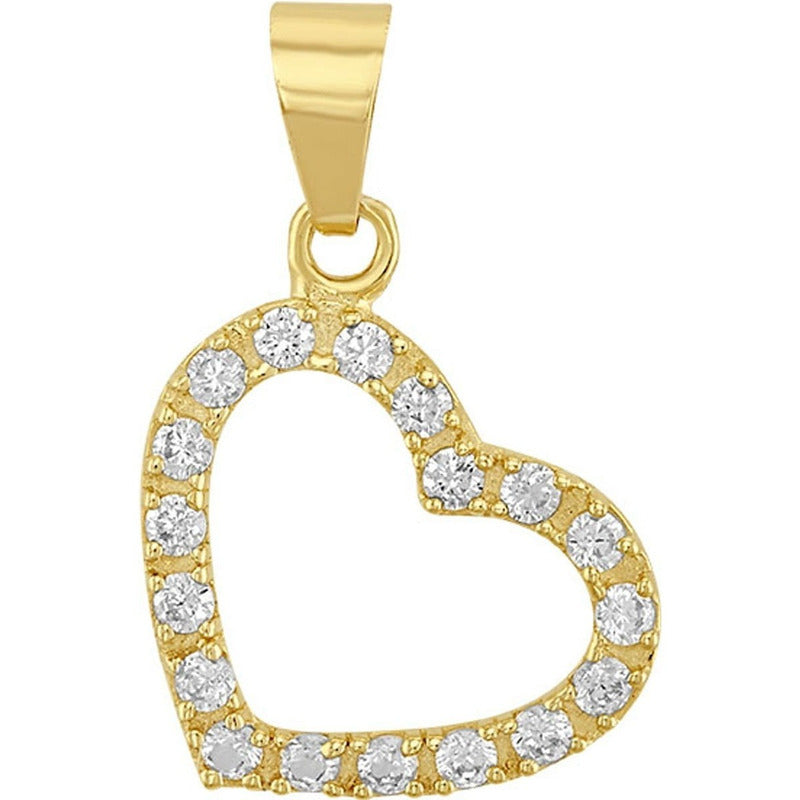 Kit Cadena Con Dije Corazon Oro 10 K. + Obsequio