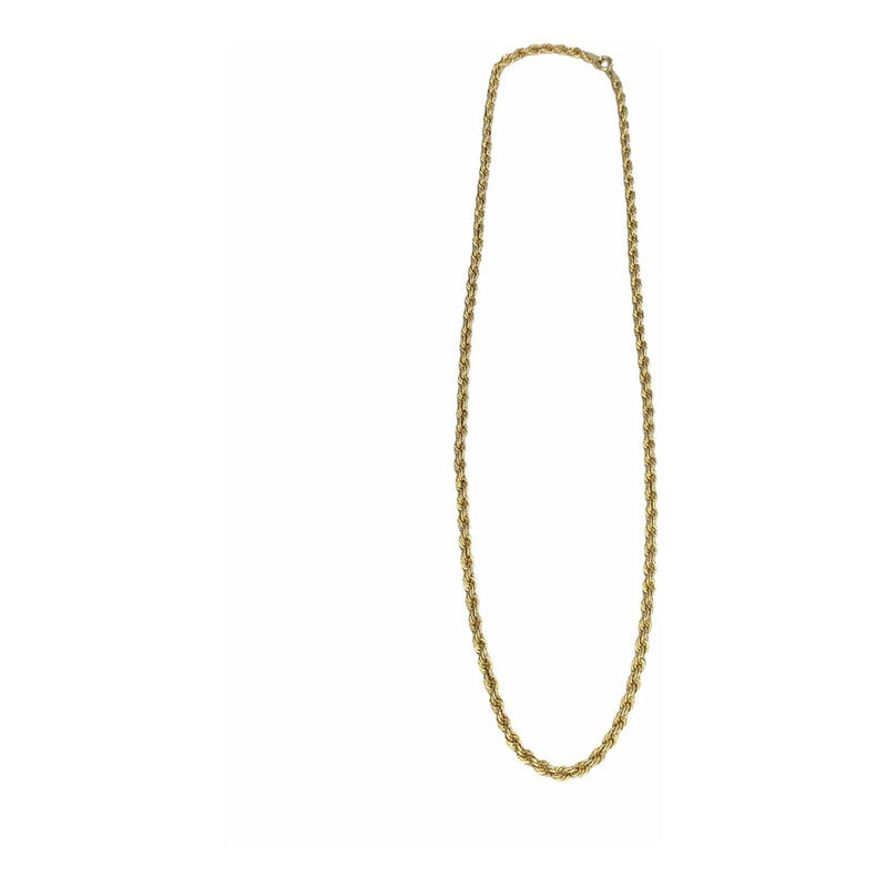 Cadena Torsal 50cm X 4 Mm Oro 14k + Obsequio