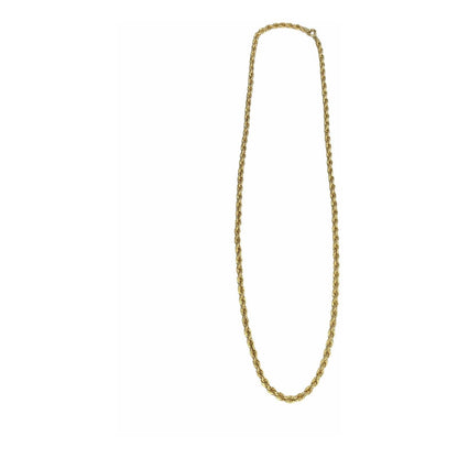 Cadena Torsal 50cm X 4 Mm Oro 14k + Obsequio