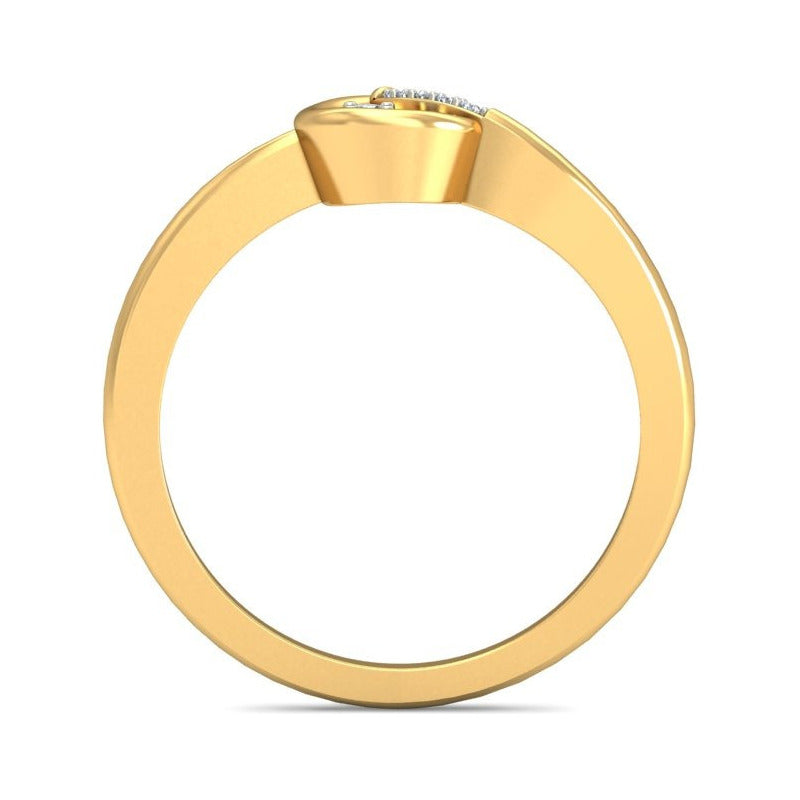 Anillo Gota  Inspiración Joyería M De León Oro 10k + Regalo