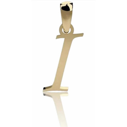 Gargantilla De Inicial Letra I Oro De 14k + Obsequio