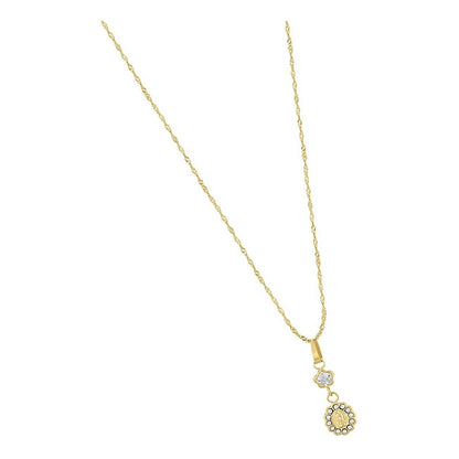 Kit Flor Guadalupe 40 Cm En Oro De 10 K + Obsequio + Envio