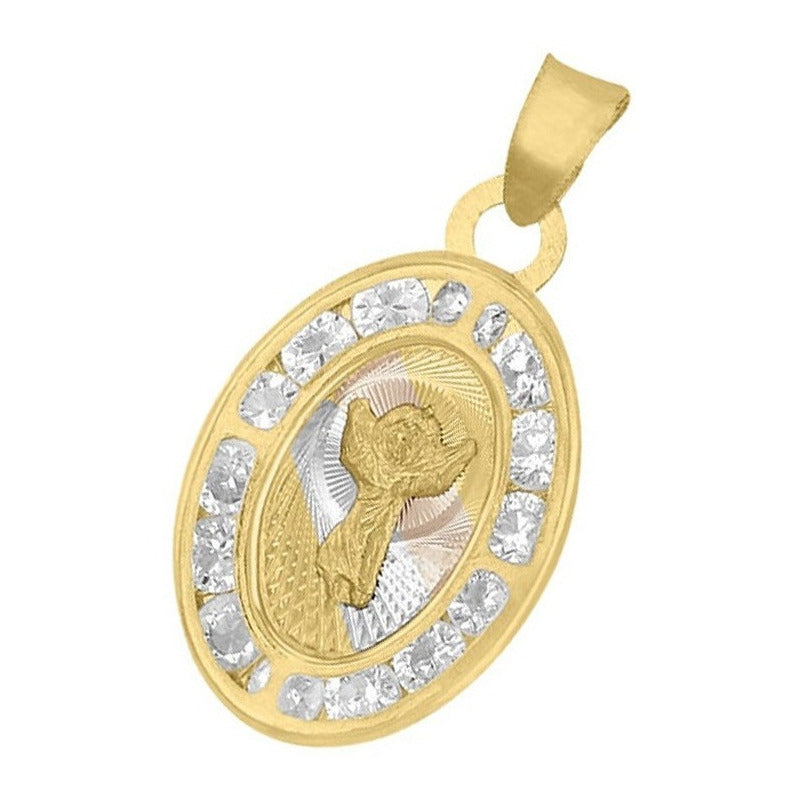Medalla Oval Niño Divino En Oro De 14 K + Obsequio + Envio
