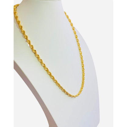 Cadena Torsal 55 Cm Por 6 Mm Oro 10 K  + Obsequio