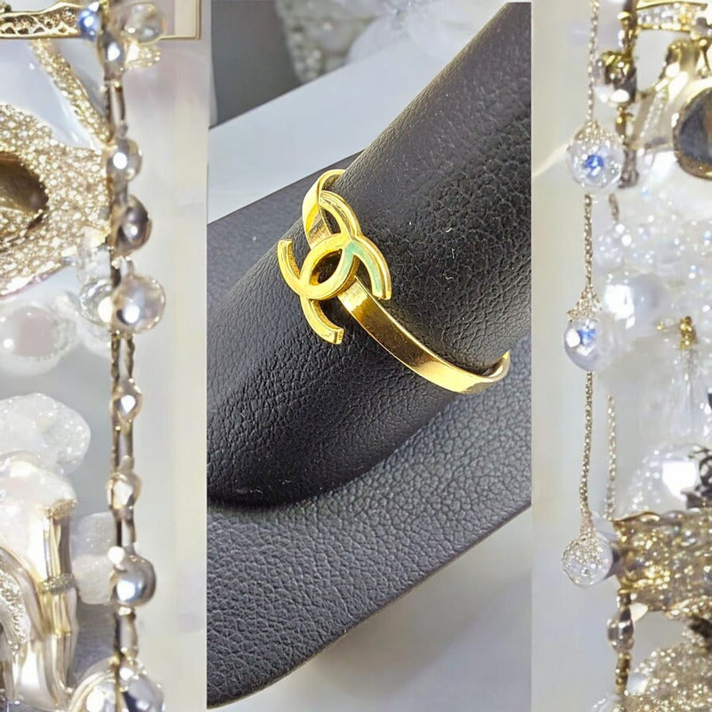 Anillo Chanel Joyería M De León Oro 14k + Regalo