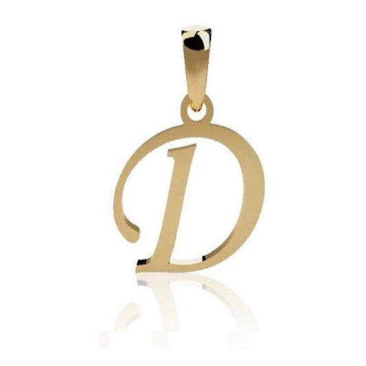 Dije Inicial Letra D Oro 14 K + Obsequio + Envio