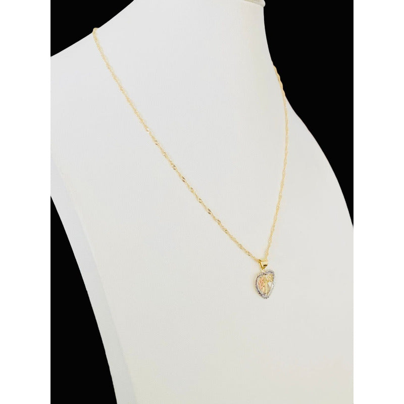 Dije De Corazón Para 15 Años En 3 Oros De 10k + Obsequio