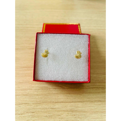 Broquel Patito En Oro De 10 K + Obsequio + Envío