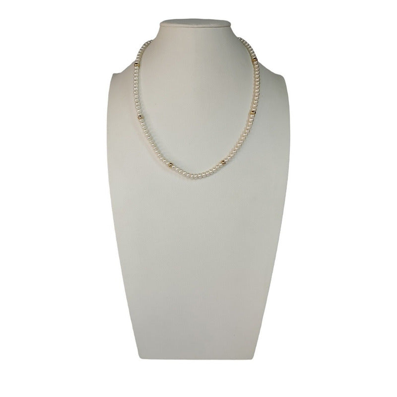 Juego De Collar, Aretes Y Pulsera Elaborado En 14 K