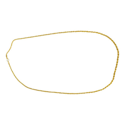 Set Torzal Cadena 55 Cm + Pulsera 21 Cm X 2 Mm Oro 10 K.