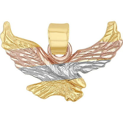 Kit Cadena Con Dije Aguila 3 Oros 10 K. + Obsequio