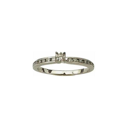 Anillo Compromiso Oro 14 K Diamantes Naturales 0.9ct/ 16.8ct