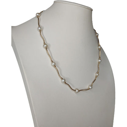 Juego De Collar, Aretes Y Pulsera Elaborados En Oro De 14 K