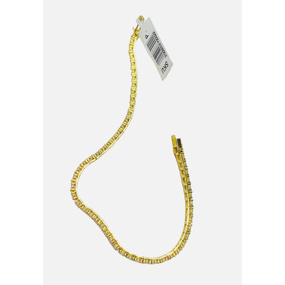 Elegante Tenis Brazalete En Oro De 14 Kilates