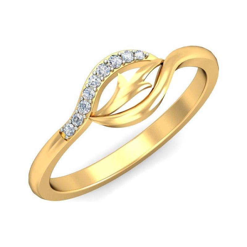 Anillo Mirada Serena Joyería M De León Oro 10k + Regalo