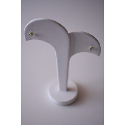 Broqueles Biselado 5 Mm Oro De 10 K + Obsequio