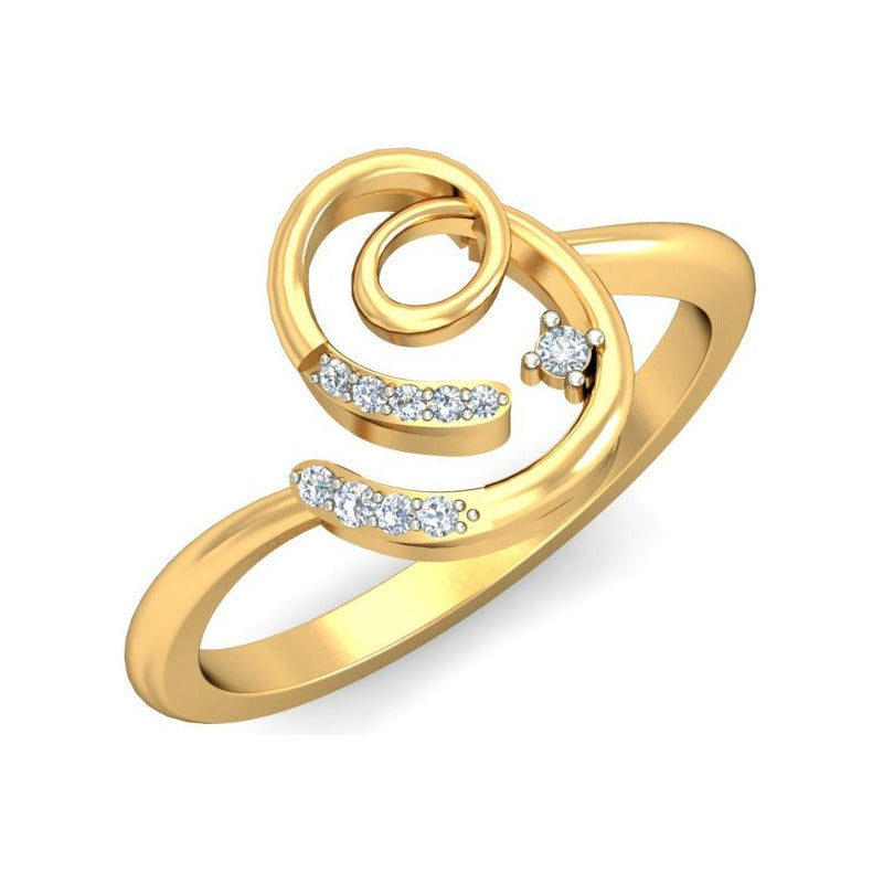 Anillo Torbellino De Luz Joyería M De León Oro 10k + Regalo