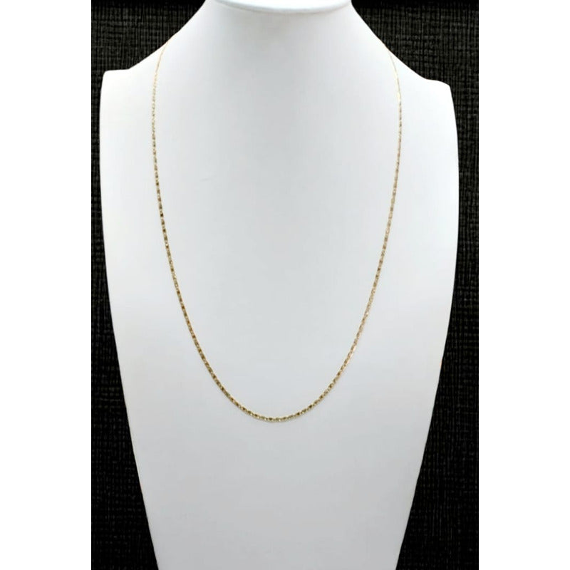 Cadena Flat  Mariner 55 Cm.  Oro  14 K. + Obsequio