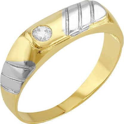 Anillo Caballero Rectangular En Oro De 10 K +obsequio +envio