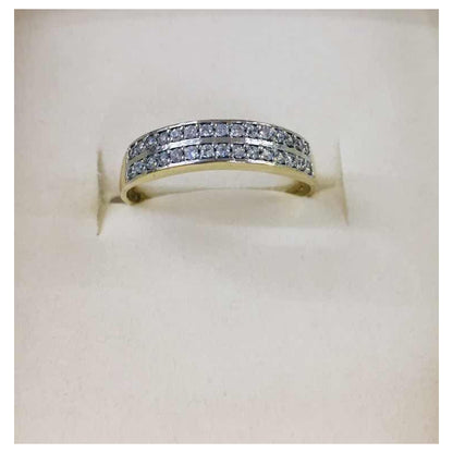 Churumbela Doble 30 Circonias Oro 10 K + Obsequio + Envio