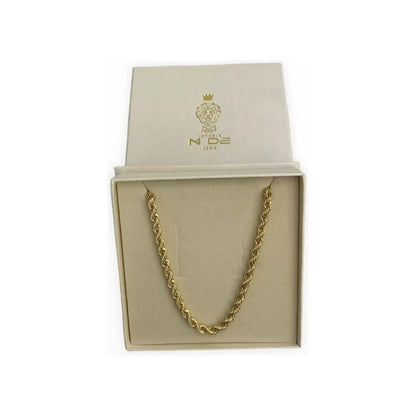 Set Torzal Cadena 65 Cm + Pulsera 21 Cm X 5 Mm Oro 10 K.