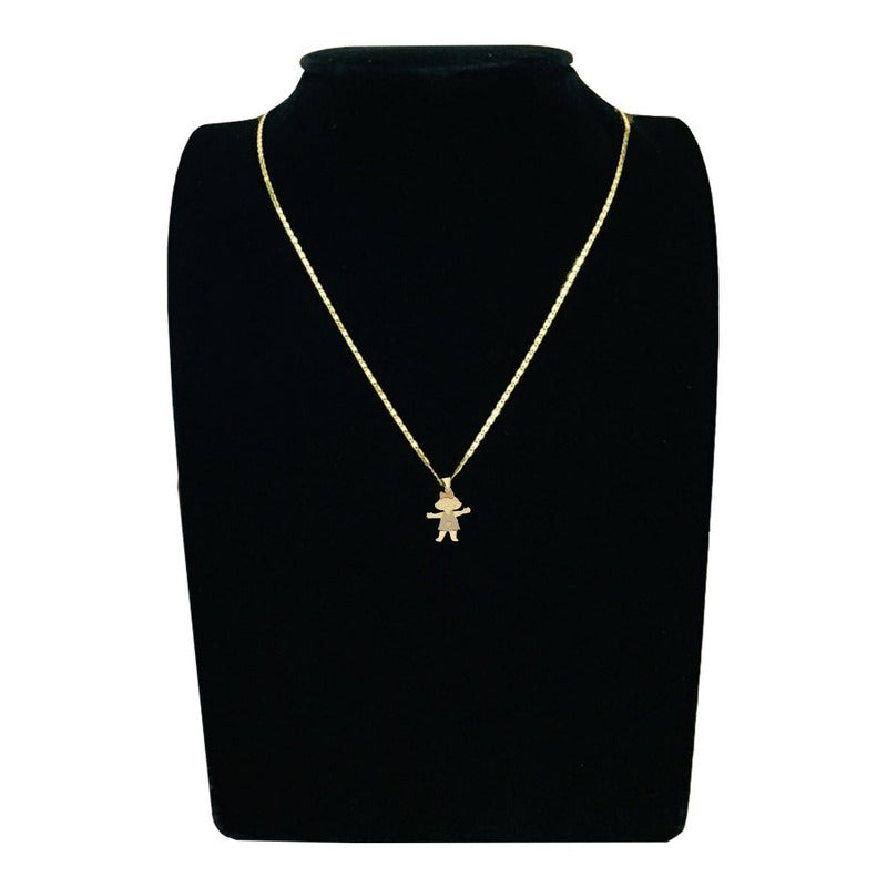 Dije Niña 3 Oros 14 K + Obsequio