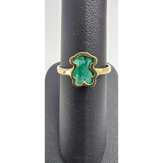 Anillo Jade Tous Joyería M De León Oro 14k + Regalo