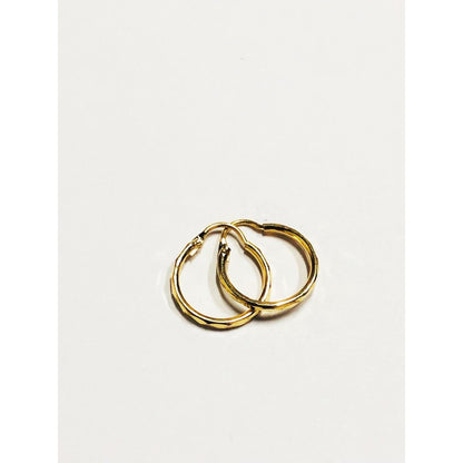 Arracadas Facetadas 1.6 Cm Oro 10 K + Obsequio