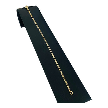 Pulsera Estilo Planchado En Oro De 14 Kilates + Obsequio