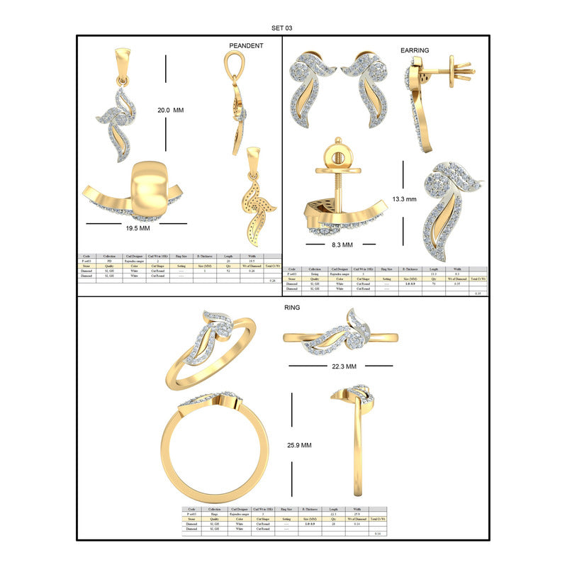 Anillo Hoja De Luz Joyería M De León Oro 10k + Regalo