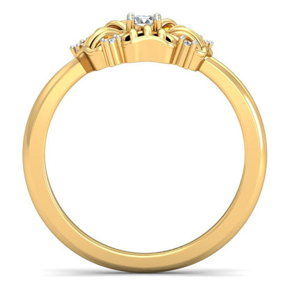 Anillo Flor Del Alba Joyería M De León Oro 10k + Regalo