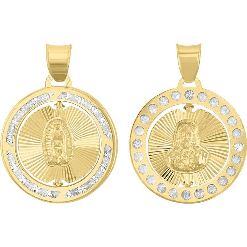 Kit Cadena Con Medalla Escapulario Oro 10 K + Obsequio