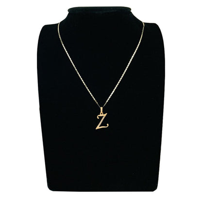 Dije Inicial Letra Z Con Circonias Oro 14 K + Obsequio