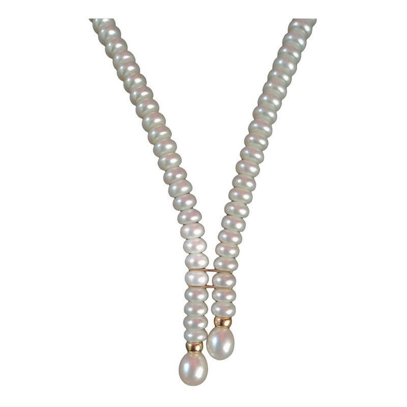 Juego De Collar En 2 Puntas Y Aretes Colgantes En Oro De 14k