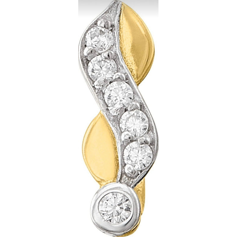 Juego Anillo Y Aretes Inifnito 2 Oros De 10 K + Obsequio