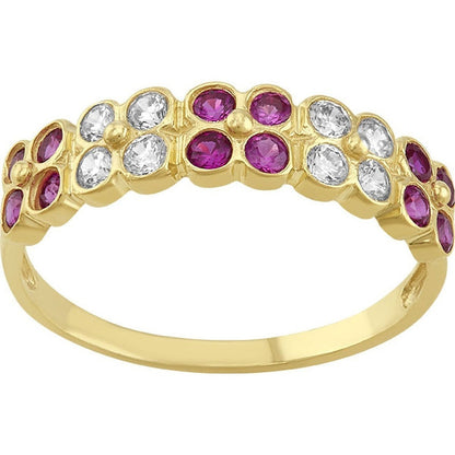 Anillo Churumbela Trebol En Oro De 10 K + Obsequio + Envio