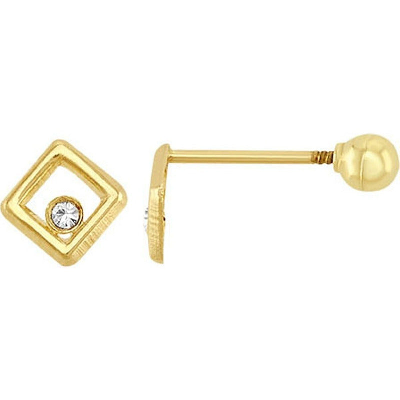 Broquel Cuadro Silueta En Oro De 10 K + Obsequio + Envío