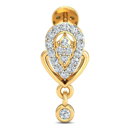 Aretes Lucero De Amor · Joyería M De León · Oro 10k