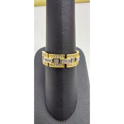 Anillo Unidos Joyería M De León Oro 14k + Regalo