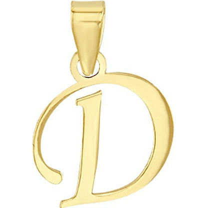 Dije Inicial D Lisa En Oro De 10 K + Obsequio + Envío