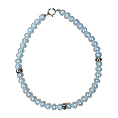 Juego De Collar, Aretes Y Pulsera Elaborado En 14 K