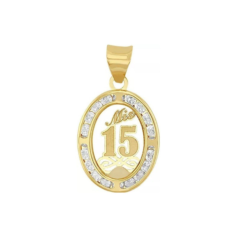 Juego Anillo Y Collar Mis Xv Años Oro 10 K + Obsequio