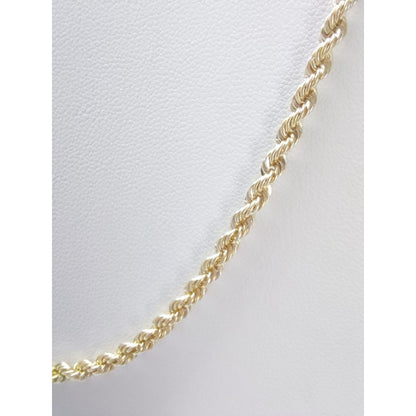 Cadena Torsal Maciza Oro 14 K 60 Cm Por 4 Mm  + Obsequio