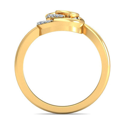 Anillo Torbellino De Luz Joyería M De León Oro 10k + Regalo