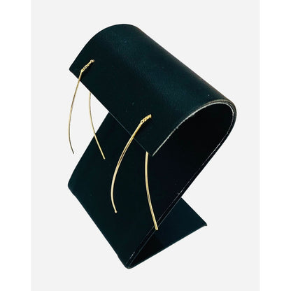 Hermosos Aretes Violadores En Oro De 10k + Obsequio