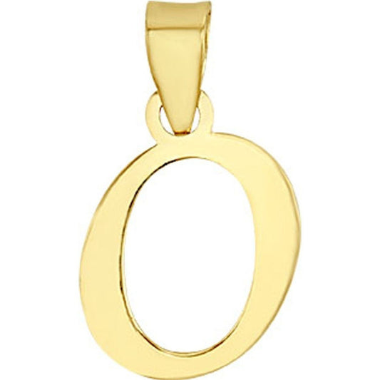 Dije Inicial O Lisa En Oro De 10 K + Obsequio + Envío