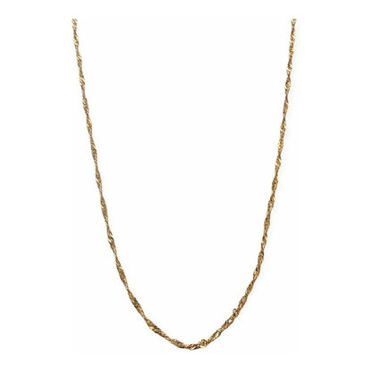 Cadena Singapur Oro 14k + Obsequio