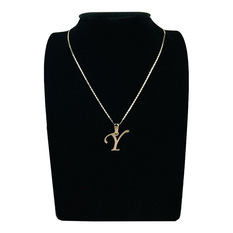 Dije Inicial Letra Y Oro 14 K + Obsequio + Envio