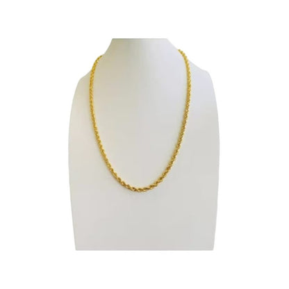 Set Torzal Cadena 55 Cm + Pulsera 21 Cm X 4 Mm Oro 14 K.