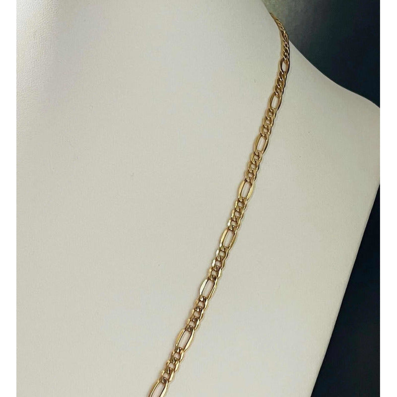 Cadena Tejido 3x1 En Oro De 10 Kilates